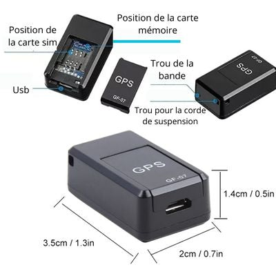 Traqueur GPS magnétique